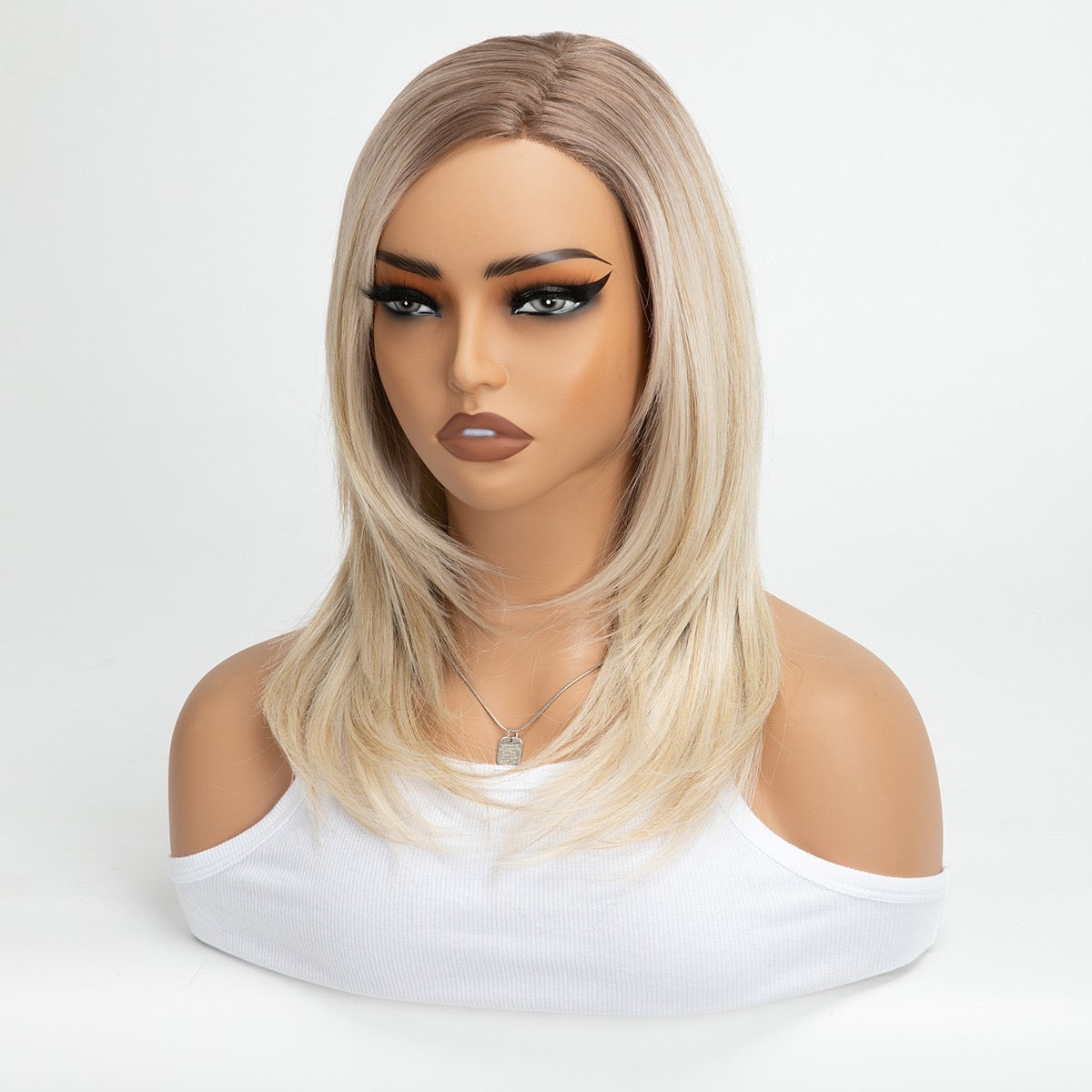 Syra - Monofilament Wig Style Premium Synthetic Fibre T-part Swiss lace