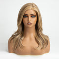 Mona- Monofilament Wig Style Premium Synthetic Fibre T-part Swiss lace