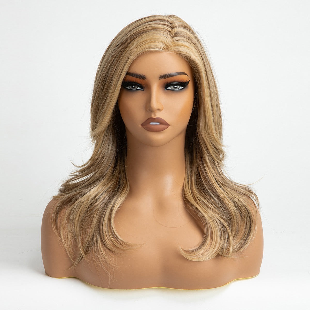 Mona- Monofilament Wig Style Premium Synthetic Fibre T-part Swiss lace